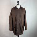 Royal Paddock Men’s Brown Waxed Jacket size 2XL Equine Hiking Dog Walking