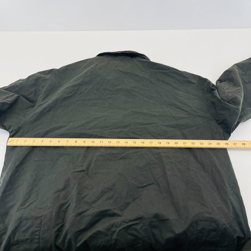 Crane Wax Jacket in Black Waxed Cotton size Large