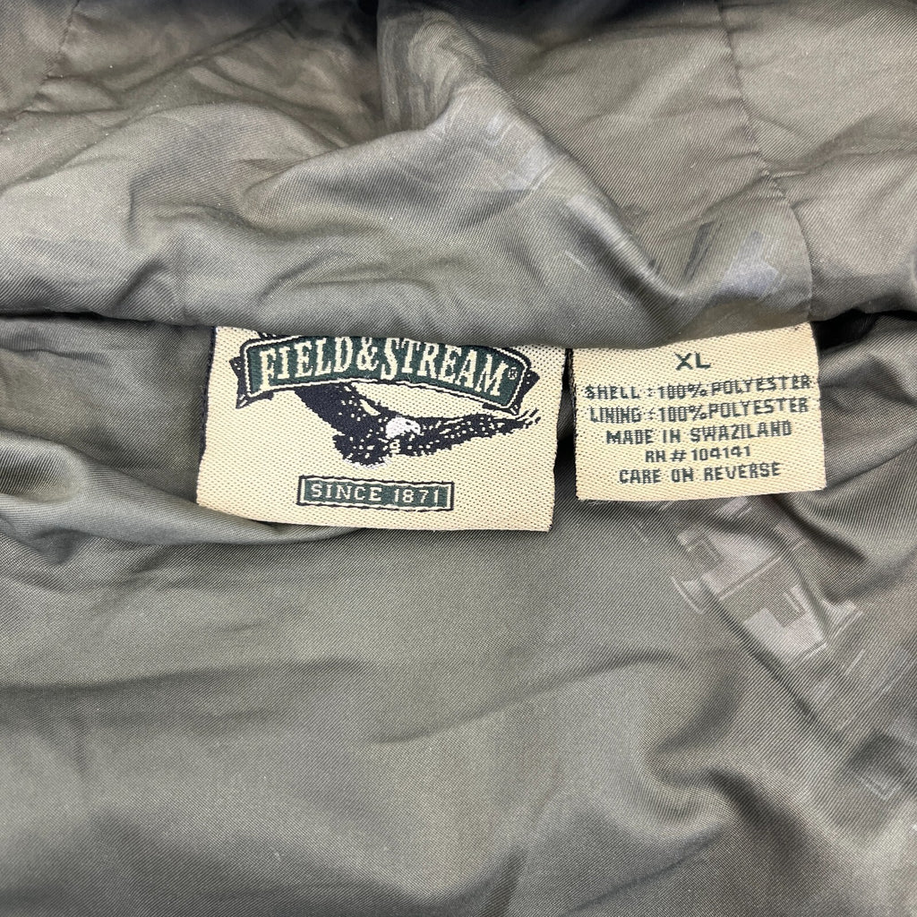 Field & Stream No-Scent Realtree Lined Fleece Jacket XL Mens Hooded Camo Hunting
