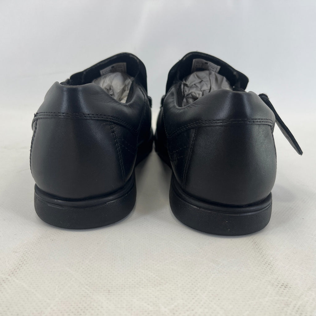 Pretty Green Waltham Slip On Shoes Moccasin Loafers Men's Black Leather size 9.5
