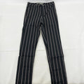 C&A Clockhouse Womens Black Striped Jeans Jegging Leg Skinny size 34R - NWOT