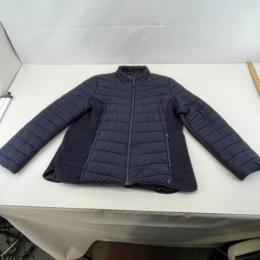 Joules Warm Welcome Collection Quilted Jacket Navy Blue size 18