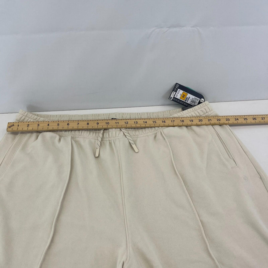 M&S Ladies Goodmove Parachute Joggers Cuffed Trousers Pants Cream UK size 24 New