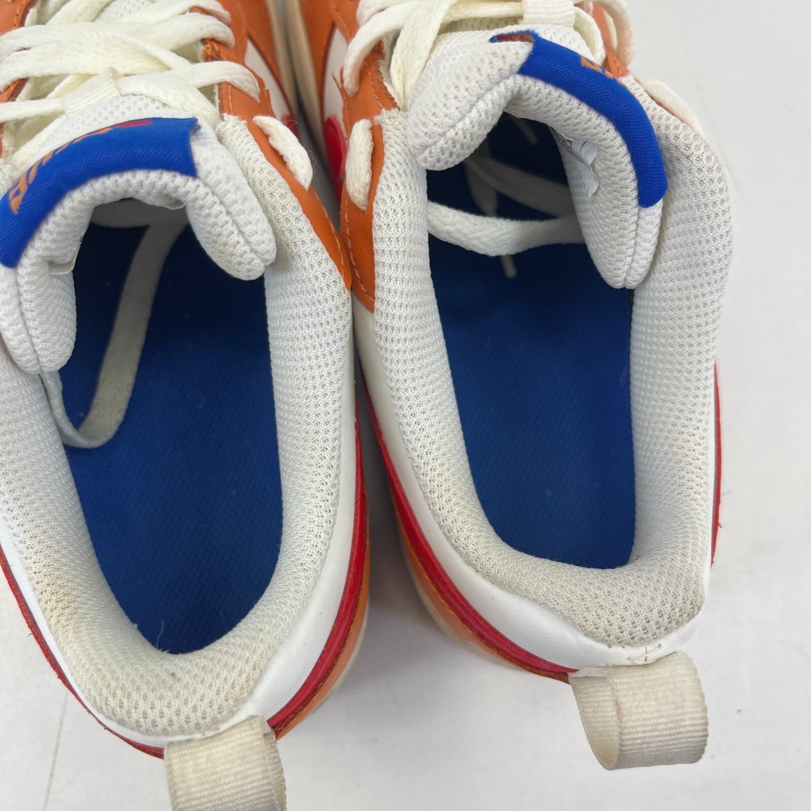 Nike Court Borough 2 Trainers UK size 4.5 White Orange Red
