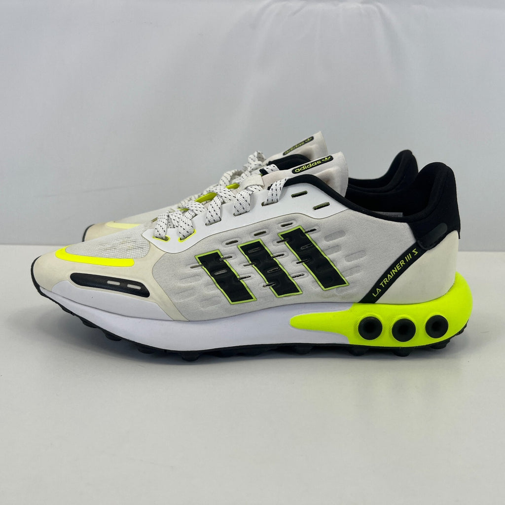 Adidas LA Trainer III S Trainers UK Junior size 5.5 FY7216 White/Black/Fluo