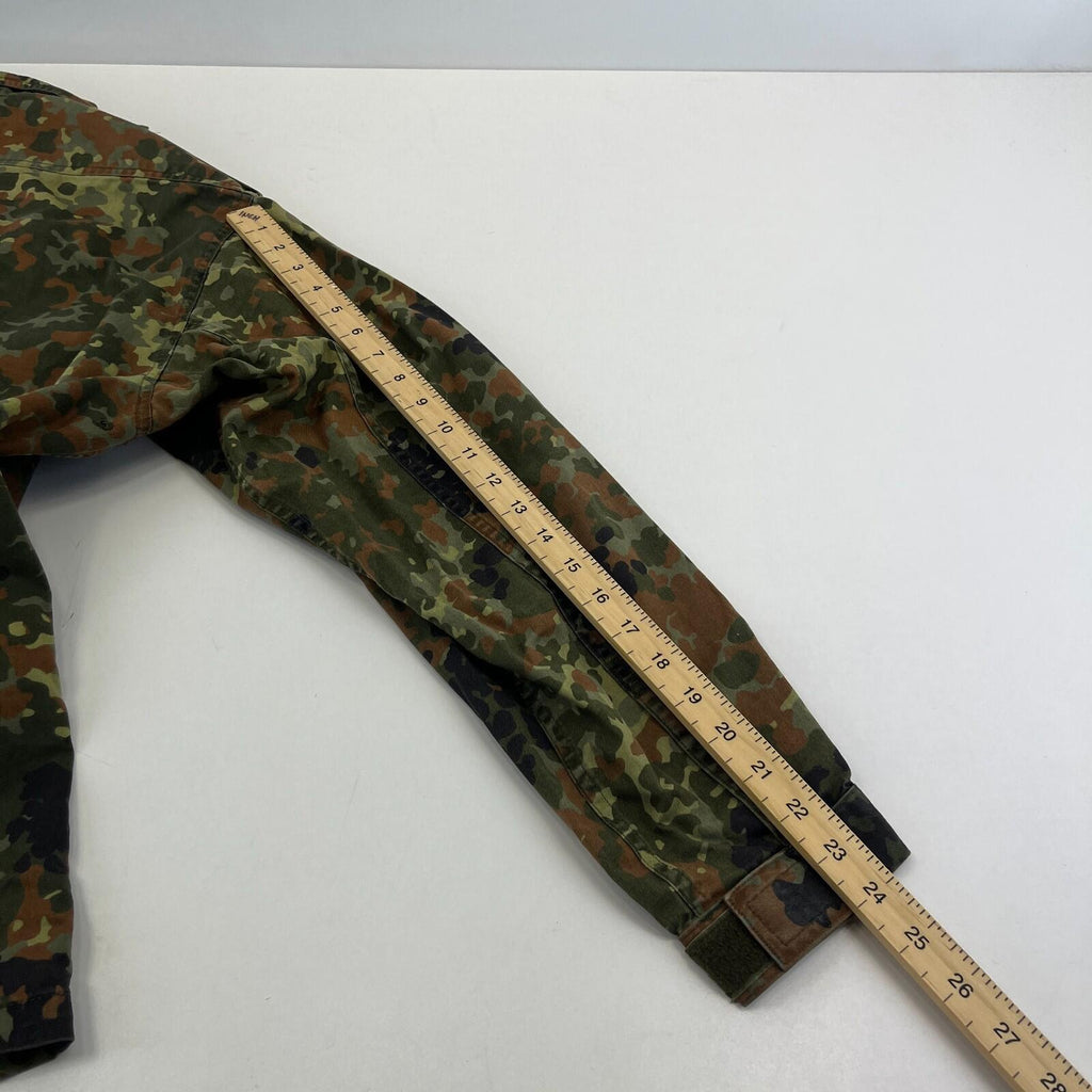 Vintage German Army Flecktarn Shacket Jacket size Gr.8 (UK 8) Military Camo
