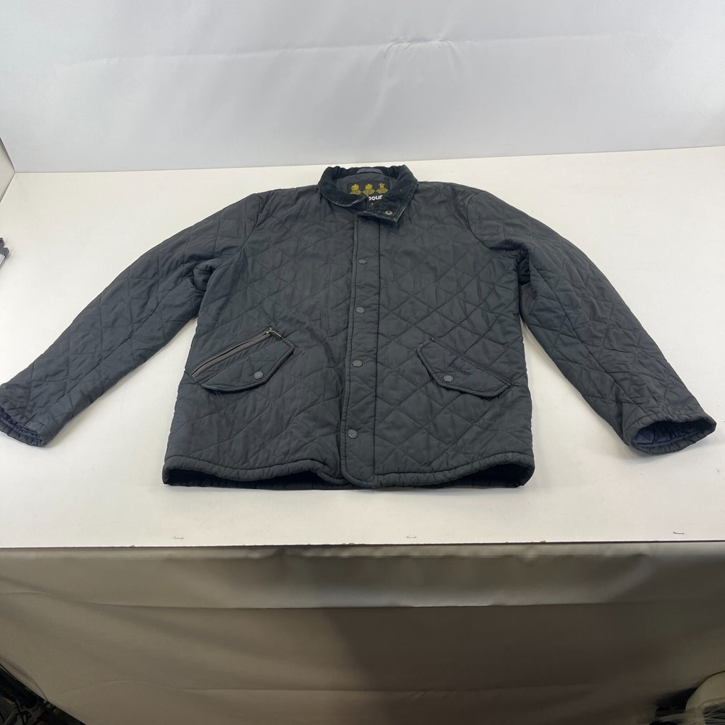 Barbour Liddesdale Quilted Jacket in Black size Small Men's
