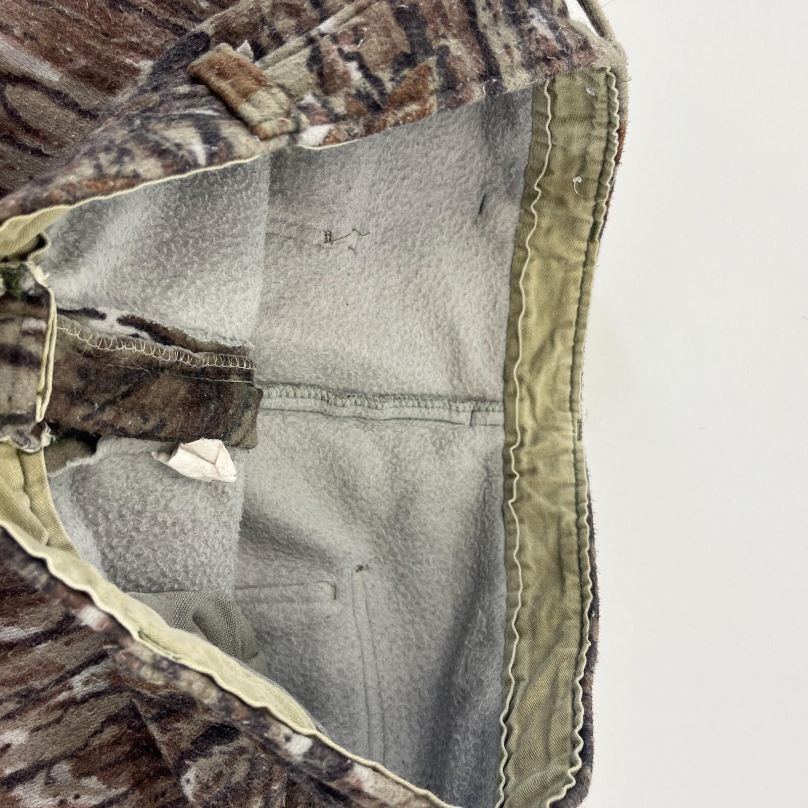 Realtree Thermal Trousers W36" L32" Adult Brown Carpenter Camo Workwear