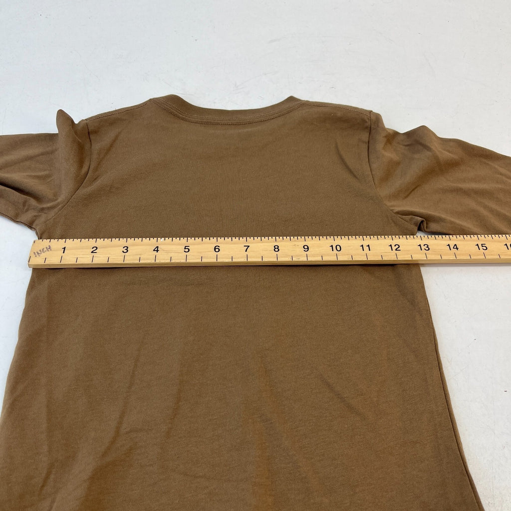 Carhartt Kids Khaki Brown Graphic Print Long Sleeve T-Shirt size 4 years - New